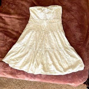 VS Eyelet Mini-dress